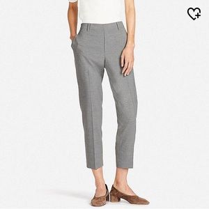 UNIQLO Grey Ponte Slim Dress Pants